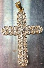 vintage gold cross for sale  Conklin