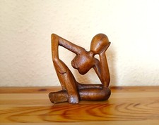 Holzfigur denker entspannter gebraucht kaufen  Steinhagen
