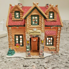 Christmas Valley Colecionável 1996 Especialidades Sazonais Ranger Station Log Cabin comprar usado  Enviando para Brazil