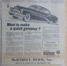1953 newspaper buick for sale  Houlton