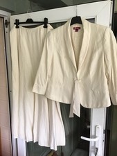 Cream linen two for sale  TROWBRIDGE