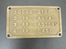 Vintage brass ships for sale  COLCHESTER