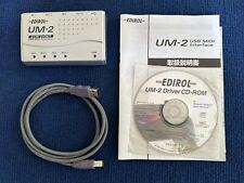 Interface midi USB Roland Edirol UM-02 comprar usado  Enviando para Brazil