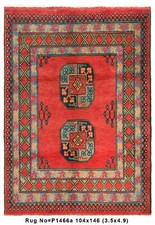 3x5 turkman bokara for sale  Freeport