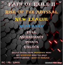 ✨Path of Exile 2✨Ascendancy Runs✨1-4th Carry✨Rise of the Abyssal✨24/7✨POE 2✨ comprar usado  Enviando para Brazil