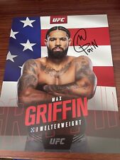 Pôster autografado do UFC: Max Pain Griffin, usado comprar usado  Enviando para Brazil