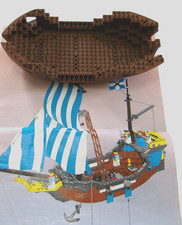 Używany, LEGO 6274 Karaibski Clipper 1989 ORYGINALNE CZĘŚCI Vintage na sprzedaż  Wysyłka do Poland