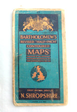 Vintage bartholomew cloth for sale  UK