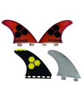 Usado, Barbatanas de prancha de surf FCS AM-2 Tri-Fin - Usadas, pequenos arranhões extra barbatana central surf comprar usado  Enviando para Brazil