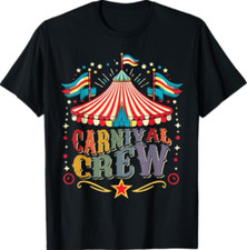 Camiseta festa tema circo fantasia equipe de circo engraçada equipe carnaval, usado comprar usado  Enviando para Brazil