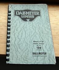 Dallmeyer lens catalogue for sale  UK