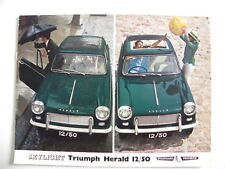 Catalogue brochure triumph d'occasion  France