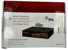 Conmutador Fast Ethernet Interlogix ES2001-4P-4T 8 puertos 10/100 Mbps segunda mano  Embacar hacia Argentina