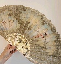 Grand éventail nacre d'occasion Grand éventail nacre d'occasion  Grasse