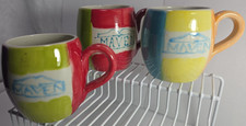colorful mugs coffee 3 set for sale  Harrisburg