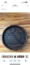 Enorme bandeja de amperes e com alça. Madeira vendida 24X24 comprar usado  Enviando para Brazil