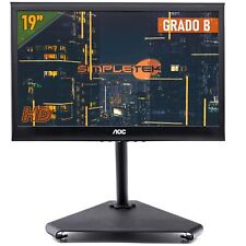 Monitor Schermo Pc Lcd 19" Hd 16/9 Wide Aoc Dvi Vga Con Casse Spe Ricondizionato comprar usado  Enviando para Brazil