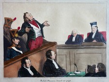Daumier caricaturana avocat d'occasion  Sainte-Suzanne