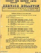 Cockshutt service bulletin for sale  Watervliet