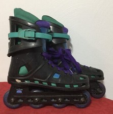 Patins em linha vintage anos 1990 Variflex STREET MAX 3000 patins tamanho 1-4 1,2,3,4 comprar usado Patins em linha vintage anos 1990 Variflex STREET MAX 3000 patins tamanho 1-4 1,2,3,4 comprar usado  Enviando para Brazil