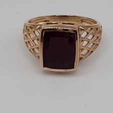Rubinring rosegold 375 gebraucht kaufen  Idar-Oberstein