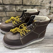 Botas de couro Caterpillar Cat marrom impermeável 10.5 NOVA bota de couro comerciante comprar usado  Enviando para Brazil
