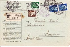 1929 storia postale usato  Peveragno