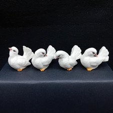 Porcelain doves set for sale  MIRFIELD