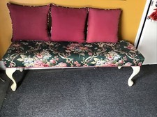 Upholstered bench vintage for sale  Gardena