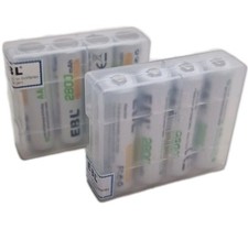 Lote de 8 pilas recargables EBL AA 2800mAh 2300mAh 1100mAh 800mAh NI-MH  segunda mano  Embacar hacia Mexico
