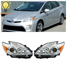 Faróis de halogênio cromado lateral esquerdo+direito Toyota Prius 2012 2013 2014 2015, usado comprar usado  Enviando para Brazil