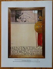 Gustav klimt plakat gebraucht kaufen  München