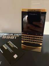 BlackBerry Porsche Design P9981 24k GOLD EDITION, funciona nos EUA, cartão de autenticidade comprar usado  Enviando para Brazil