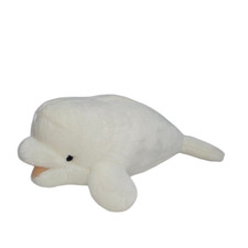 Brinquedo de pelúcia Beluga baleia de pelúcia branco macio 14 polegadas oceano comprar usado  Enviando para Brazil