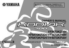 Yamaha owners manual for sale  Lexington