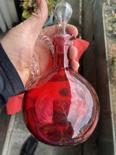 Victorian cranberry ruby for sale  LONDON