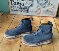Grenson suede grey for sale  RAMSGATE