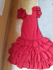 Robe rouge flamenco d'occasion  Limoges-