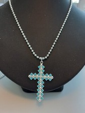 Stunning diamante cross for sale  TWICKENHAM