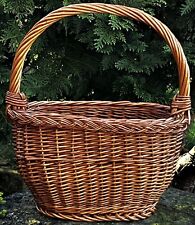 Handwoven wicker basket for sale  CHELTENHAM