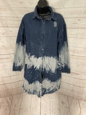 Usado, Camisa jeans feminina azul tema desgastado manga longa azul comprar usado  Enviando para Brazil