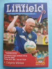 2025/26 Linfield v Zalgiris Vilnius (Lituânia) - UEFA Conference League comprar usado  Enviando para Brazil