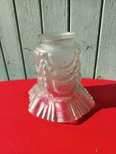 Tulipe verre dépoli d'occasion  Étain