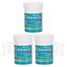 Tablet mastigável Gavscon Advance perfeito estado 60ct PACOTE COM 3, usado comprar usado  Enviando para Brazil