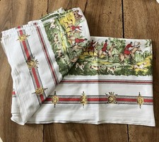 Vintage nappe motif d'occasion  Hermanville-sur-Mer