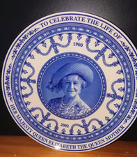 Queen mother plate for sale  BRIDGEND
