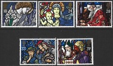 Natal 1992 Sg 1634/1638. Vitrais sem marca de charneira comprar usado  Enviando para Brazil