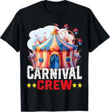 Camiseta festa tema circo fantasia equipe de circo engraçada equipe carnaval comprar usado  Enviando para Brazil
