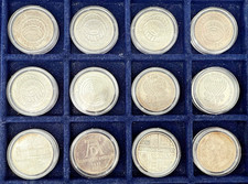 12x silber gedenkmünzen gebraucht kaufen  Hamburg