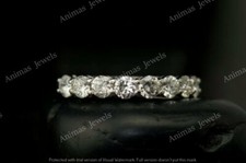 Moissanite half eternity for sale  Anaheim